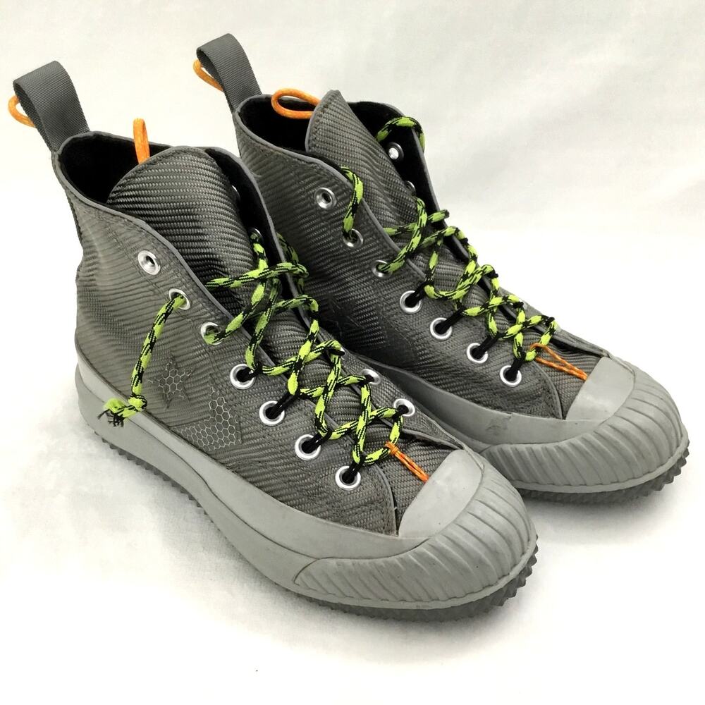 Converse Bosey MC High Metallic Vis - Grey Silver Size 4.5 Men's 6 Woman